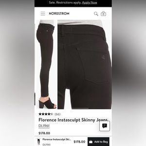 NWT DL1961 Margaux Instasculpt Jeans